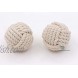 2.5 Nautical Decorative Rope Ball Set of 6 Cotton Rope Nautical Bowl Filler Rope Decor