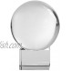 Amlong Crystal Meditation Ball Clear Globe 80mm 3.1 inch with Crystal Stand