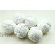 Aysha Nautical Set of 6 Cotton Rope Balls Nautical Decoration Table Decor Rope Balls Nautical Bowl Filler Beach Decor