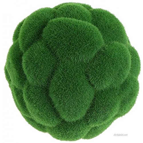 BESPORTBLE Hanging Topiary Ball Green Artificial Moss Balls Decorative Moss Stones Greenery Balls Plastic Plant Ball Decoration for Wedding Party Decoration 15CM
