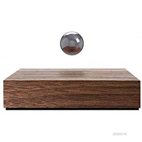 Flyte Buda Ball Levitating Magnetic Sphere Floating Magic Home Decor… Walnut Chrome