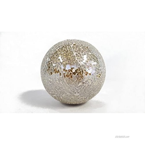 Gold 4 Mosaic Deco Sphere