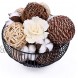 idyllic Assorted Decorative Spherical Natural Woven Twig Rattan Suitable for Tabletop Decoration