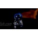JINGHONGFANG Galaxy Figurine Universe Glass Crystal Ball with Acrylic Stand,Nebula Ribbon Double-Planet Glass Galaxy Ball