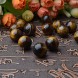 JUNHAN 20PCS Chakra Gemstone Sphere Collection 16MM Healing Reiki Decor Crystal Quartz Stone Balls Beads