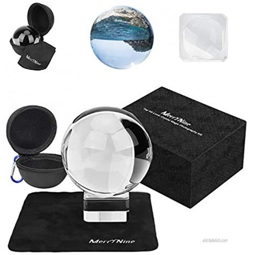 Photograph Crystal Ball with Stand and Pouch K9 Crystal Sun Shine Catchers Ball with Microfiber Pouch Decorative and Photography Accessory 80mm 3.15 with Gift Box