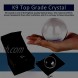 Xcellent Global K9 Crystal Ball for Photography 80mm Sphere Ball with Crystal Stand Velvet Pouch Microfiber Cloth and Gift Box HG565
