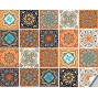 20PCS Mandala Decorative Bohemian Style Tile Stickers6x6 in Peel and Stick Self Adhesive Tiles Backsplash Wallcovering ZOXILEN Waterproof Decals for Kitchen Bathroom Furniture Stairs Decor