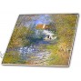 3dRose ct_204945_1 Print of Monet Painting Geese in The Creek Ceramic Tile 4