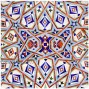 3dRose ct_73582_3 Morocco Hassan II Mosque Mosaic Islamic Tile Detail-AF29 KWI0020-Kymri Wilt-Ceramic Tile 8-Inch