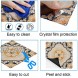 AOSYCO 10 Pcs Peel and Stick Tile Stickers Backsplash Waterproof Self-Adhesive Removable PVC Wall Stickers for Kitchen Bathroom Stick on Tile 6 x 6 15×15 cm Moro-6