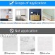 AOSYCO 10 Pcs Peel and Stick Tile Stickers Backsplash Waterproof Self-Adhesive Removable PVC Wall Stickers for Kitchen Bathroom Stick on Tile 6 x 6 15×15 cm Moro-6
