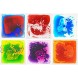 Art3d Liquid Sensory Floor Decorative Tiles 11.8x11.8 Square Colorful 6 Tiles