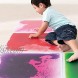 Crystiles 12 Inch X 12 Inch 30cm X 30cm Colorful Liquid Floor Tile Mat for Kids Bright Purple ASTM BS EN71 CPSIA Certified