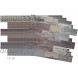 Crystiles 12-Pack PVC Peel and Stick Backsplash Tile 11.4X11.6 Inches Grey Blue and Pale Coastal Weathered Plank