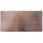 Crystiles 3'X6 Peel and Stick Stainless Metal Tile Self-Adhesive Aluminum Tile Backsplash Brushed Copper Item #60603605 24 Pack