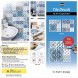 [FANTASTIX] Tile Decals GS-701 European Blue 11x11 30sheets Peel and Stick Self-Adhesive Removable PVC Stickers for Kitchen Bathroom Backsplash Furniture Staircase Home Decor