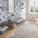 Gayafores 2014959 Lumier Glazed Porcelain Floor and Wall Mosaic 6.5 in. x 6.5 in Blue 20 Piece