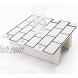 Mohepo Peel and Stick Backsplash Subway Tile for Kitchen Decorative Stick on Tiles 12x12 Vinyl 3D Wall Panels Sticker Premium Anti Mold5 Sheets,White Jade