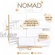 Nomad Tiles Peel and Stick Tile White Subway Tile-2X Thicker 10 Pack-Tile Stickers Stick On Backsplash Peel and Stick Backsplash Tiles for Kitchen Peel and Stick Wall Tiles Bathroom Backsplash