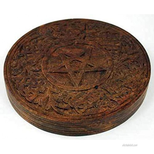 Wooden Pentagram Altar Tile 6 RA603 -