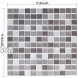 YIDRINSON 3D Mosaic Tiles Sticker Peel and Stick Tile Adhesive Backsplash Wallpaper for Kitchen Wall and BathroomPack of 4 Gray