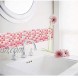 Yoillione 8 Sheets 3D Effect Peel and Stick Tile Backsplash for Kitchen and Bathroom Removable Vinyl Self Adhesive Tiles Pink Square Waterproof 3D Mosaic Wall Tile Sticker