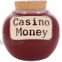 Cottage Creek Casino Money Jar | Casino Theme Coin Bank with Gift Box | Gambling Gifts | Slots | Casino Decor for Casino Night