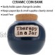 Cottage Creek Therapy Gifts | Therapy in A Jar Piggy Bank | Therapy Gifts for Women | Psychology Gift | Counselor Gifts
