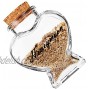Honeymoon Sand Keepsake Jar for Wedding Decoration Write It Yourself Home Party Favors Newlyweds Couple Engagement Vacation Travel Gifts – Heart Shaped Glass Bottle Gift with Unique Romantic