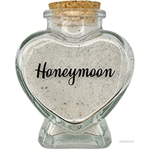 TUSCANY AVENUE Wedding and Honeymoon Sand Keepsake Jar For Happy Couple Memorable & Romantic Travel Gift Ideas For Bride or Newlywed Couple Wedding Registry Perfect Engagement and Unique Bridal Shower Gifts 2021