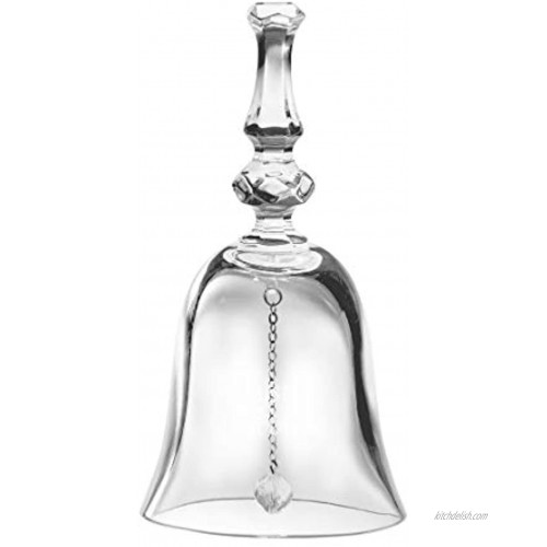 Barski European Quality Crystal Classic Clear Small Bell 5.5 Height Made in Europe