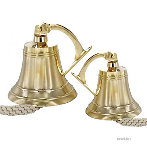 Brass Maritime Ship Bell Duty Watch Nautical Bells 6 Inches