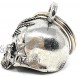 Bravo Bells Pot Head Skull Bell Biker Bell Accessory or Key Chain for Good Luck on The Road