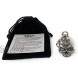 Bravo Bells Pot Head Skull Bell Biker Bell Accessory or Key Chain for Good Luck on The Road