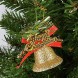 Macoku 6Pcs Christmas Bells for Christmas Tree Decoration 6 Color Shatterproof Glitter Bell Ornament Xmas Supplies Attractive Holiday Festival Decor Plastic Bells Hanging Christmas DecorationLarge