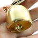 Magic&shell Chinese Feng Shui Bell Five Emperor Copper Coin Pendant with Bell and Five-Color Wire for Wealth Safe and Success
