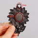 YG Sunflower Shopkeepers Triple Bell Store Entry Door Chime Vintage Home Decorative Chime Orange