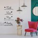 2 Pieces Vinyl Wall Quotes Stickers Faith Hope Love Family Scripture Wall Stickers Bible Verse Inspirational Sayings for Home Office School Classroom Teen Dorm Living Room Art Wall Decorations
