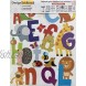 ABC Stickers Alphabet Decals Animal Alphabet Wall Decals Classroom Wall Decals ABC Wall Decals Wall Letters Stickers Wall Stickers for Kids ABC Letters [Gift Included]!
