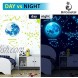 Customizable Glow in The Dark Stars for Ceiling with Alphabet!- Glow in the dark wall decals Including glow stars and the moon Glow in the dark stickers for ceiling perfect for kids room decor Glow in the dark kids alphabet perfect for learning