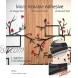 DecorSmart Love Family Tree Wall Decor Picture Frame Collage Removable 3D DIY Acrylic Wall Stickers for Living Room with Red Heart and Quote Family Like Branches on a Tree