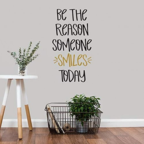 Paper Riot Co. Peel-and-Stick Be The Reason Someone Smiles Today Vinyl Wall Decal Set