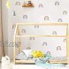 Rainbow Wall Decals for Girl Bedroom Kids Room Decor Peel and Stick Wallpaper Rainbow Wall Stickers Mural Vinyl 36 Pcs