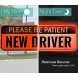 Reflective Student Driver Magnetic Sticker Signs Orange Reflective New Driver