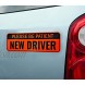 Reflective Student Driver Magnetic Sticker Signs Orange Reflective New Driver