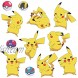 RoomMates Pokemon Pikachu Peel And Stick Wall Decals RMK3596SCS Multi