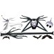RoomMates RMK3765GM The Nightmare Before Christmas Jack Peel And Stick Giant Wall Decals,black purple white,1 Sheet 36.5 inches x 17.25 inches