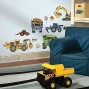 RoomMates SPD0003SCS New Speed Limit-Construction Vehicles Peel & Stick Wall Decals Multi