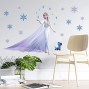 TUWUNA Frozen 2 Wall Decals,Giant Elsa Stickers Girl's Cartoon Bedroom Background Wall Decoration Self-Adhesive Wall Sticker for Party Decorations,Party Decal for Kids Party Favors